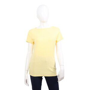 NEW Ellen Tracy Supima Cotton T-Shirt | Yellow